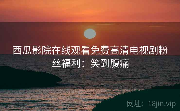 西瓜影院在线观看免费高清电视剧粉丝福利：笑到腹痛